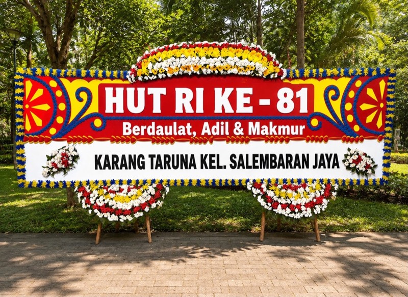 Karangan Bunga HUT RI 81